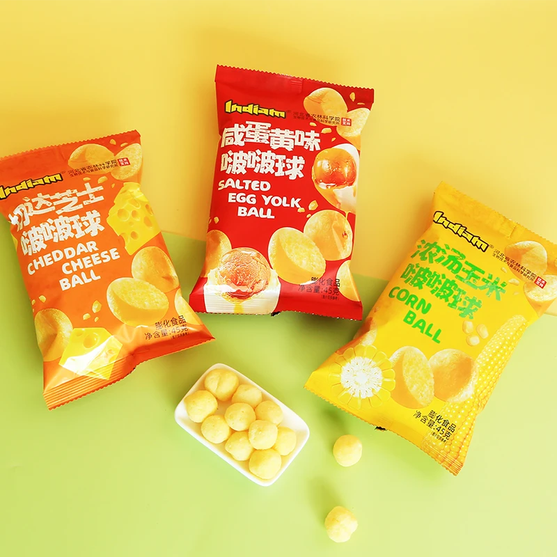 Crunchy Snacks with Exotic Flavors and High Quality Ingredients